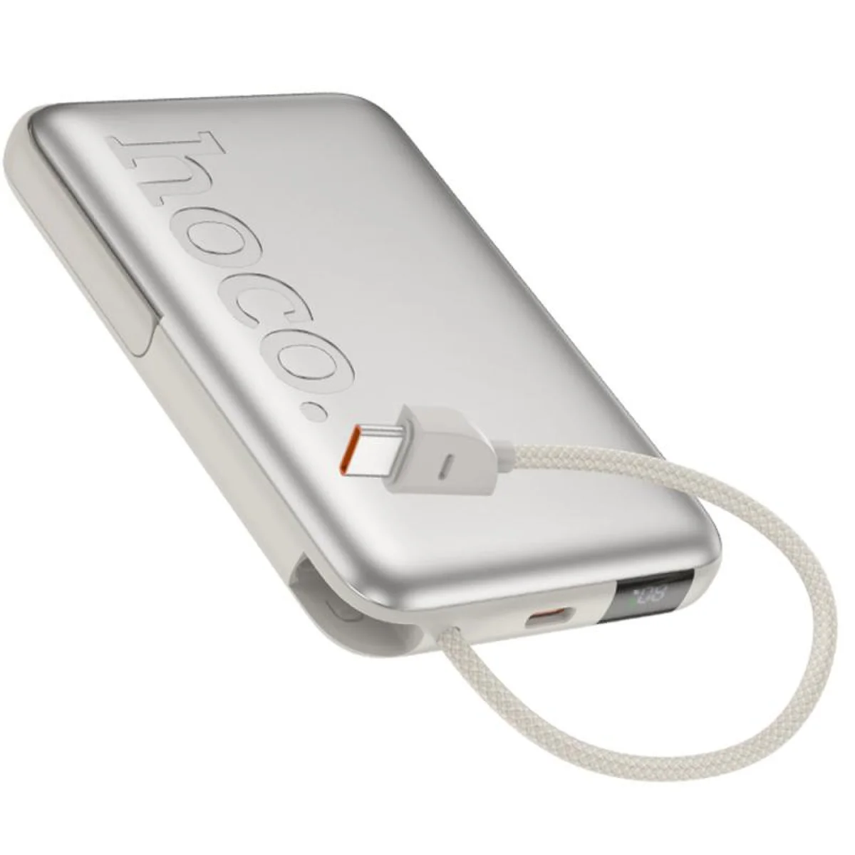 Портативне ЗУ Power Bank Hoco Q43 Clever dual PD20W із БЗУ Type-C 10000 mAh Silver