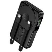Портативное ЗУ Power Bank Hoco Q48 Core PD20W с БЗУ+iWatch 10000 mAh Black
