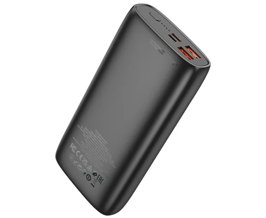 Портативний зарядний пристрій Power Bank Hoco J122A Respect 22.5W+PD20W 20000 mAh Black