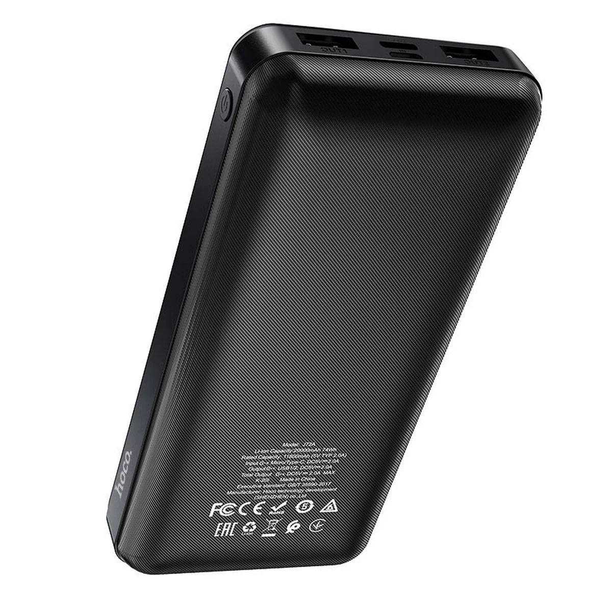 Портативний зарядний пристрій Power Bank Hoco J72A 20000 mAh Чорний