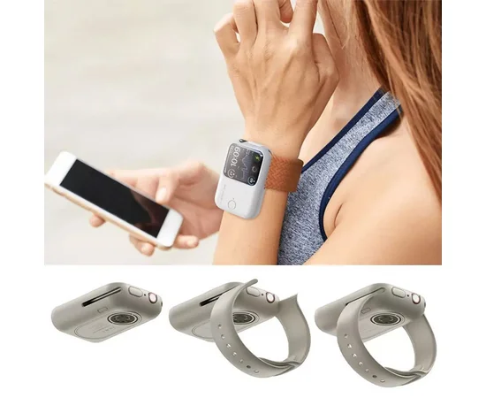 Портативне ЗУ Charging Soft Case для Apple Watch 40/41mm 1200 mAh Moon White