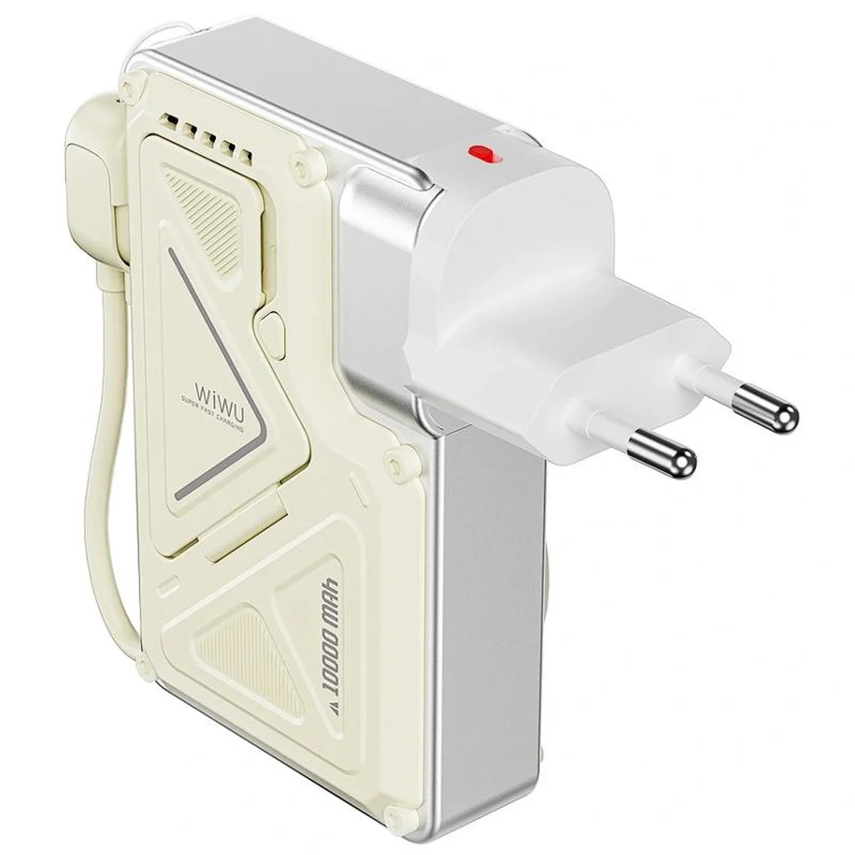 Портативне ЗУ Power Bank WIWU Wi-P057 Knight 22.5W+PD35W 10000 mAh White