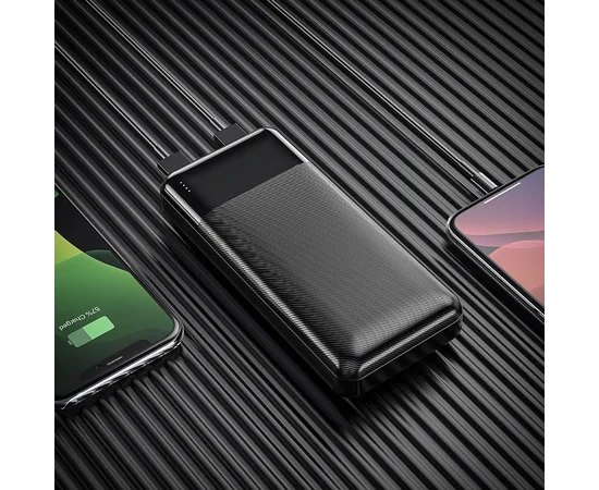 Портативний зарядний пристрій Power Bank Hoco J72A 20000 mAh Чорний