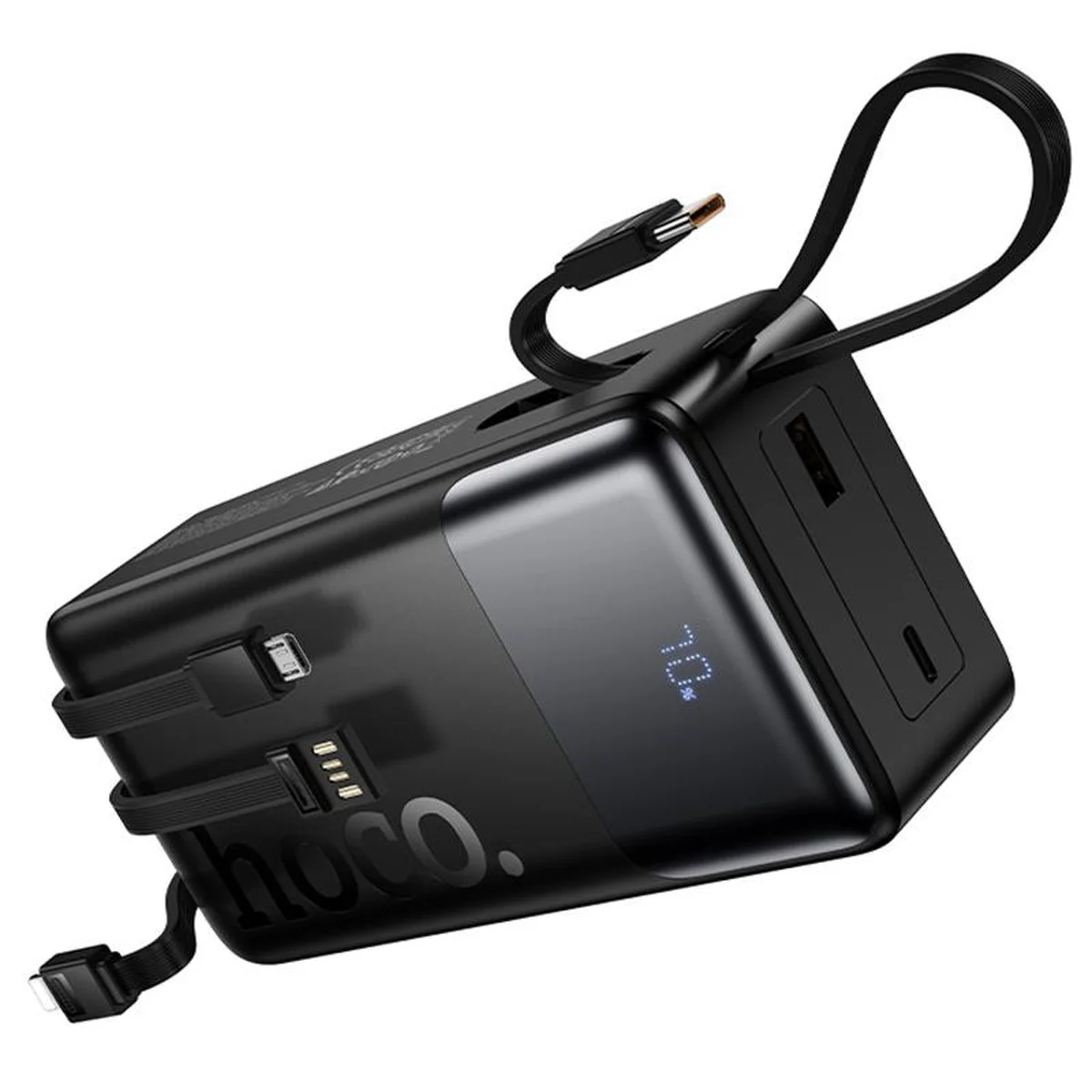 Портативне ЗУ Power Bank Hoco J156B Founder 22.5W+PD20W з чотирма cables 30000 mAh Black