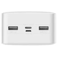Портативний зарядний пристрій Baseus Bipow Digital Display 20W 20000mAh (PPDML-M) Білий