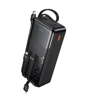Портативне ЗУ Power Bank Hoco J156B Founder 22.5W+PD20W з чотирма cables 30000 mAh Black