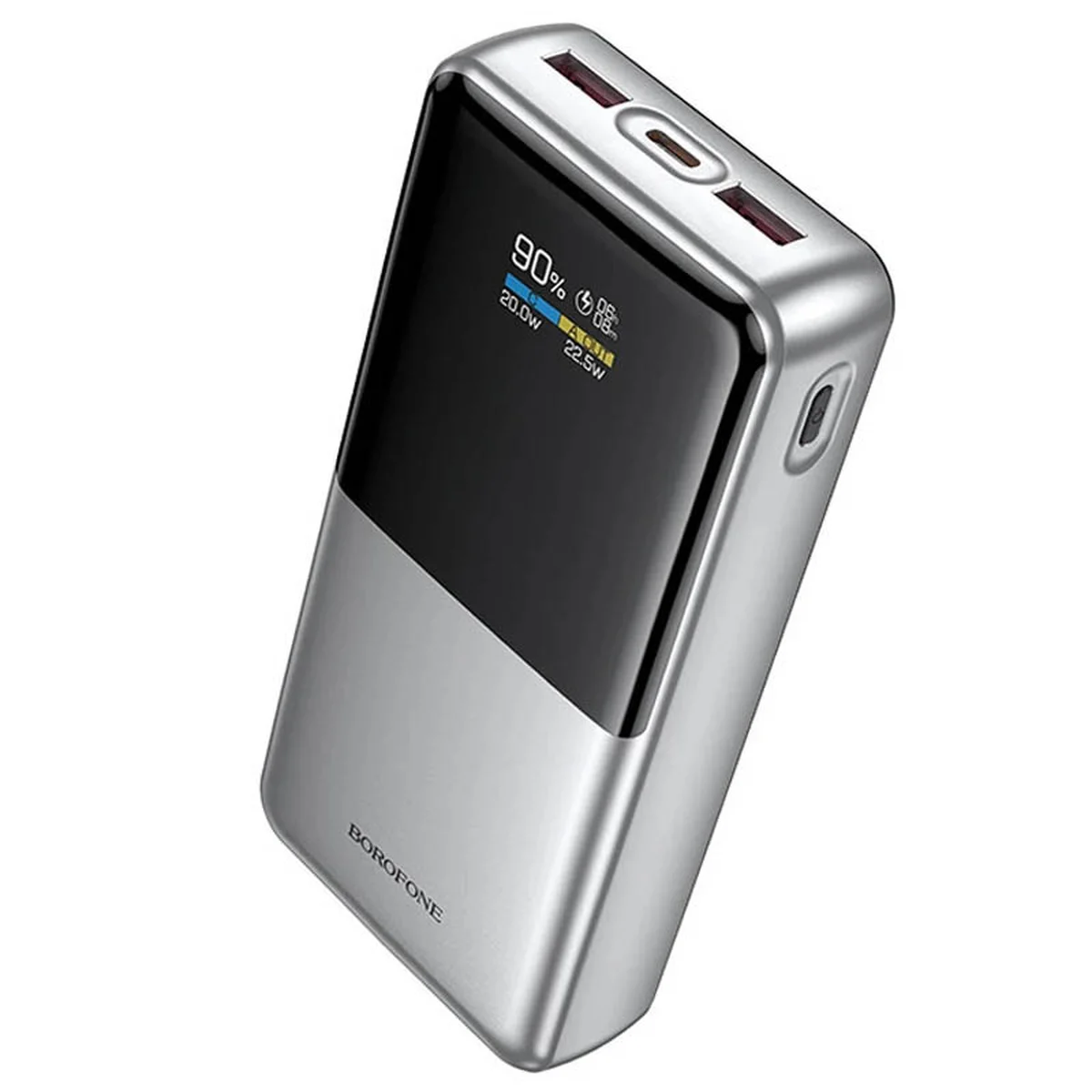 Портативне ЗУ Power Bank BOROFONE BJ75A Foinse 22.5W+PD20W with display 20000 mAh Silver