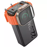 Портативное ЗУ Power Bank Hoco Q27B Jewel 22.5W+PD20W with Watch charger 10000 mAh Black