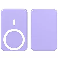 Портативне ЗУ Power Bank JJT-A27 PD20W+QC 22.5W з БЗУ 10000 mAh Purple