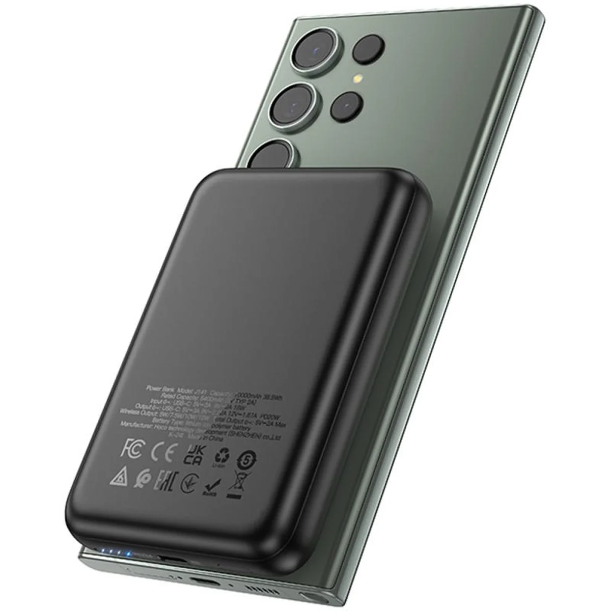 Портативне ЗУ Power Bank Hoco J141 Grace PD20W із БЗУ 10000 mAh Black