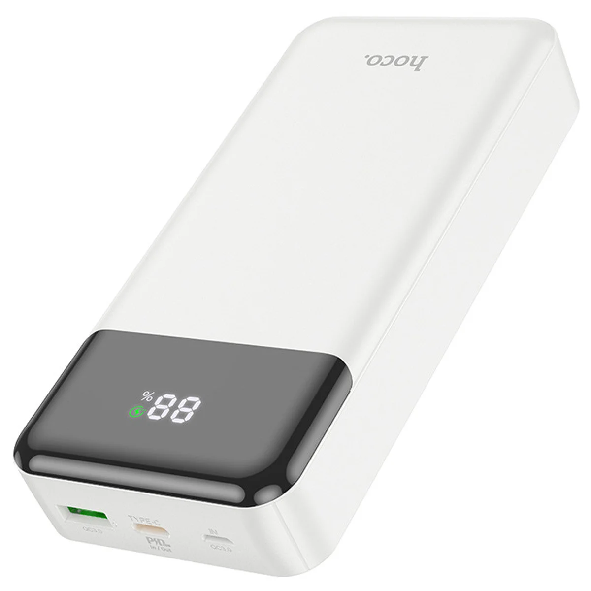 Портативне ЗУ Power Bank Hoco J102A Cool figure PD20W+QC3.0 20000 mAh White