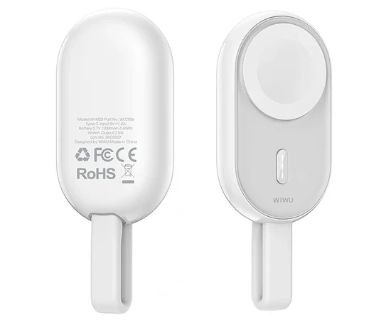Портативное зарядное устройство Power Bank WIWU Wi-M20 For Apple Watch 1200 mAh White