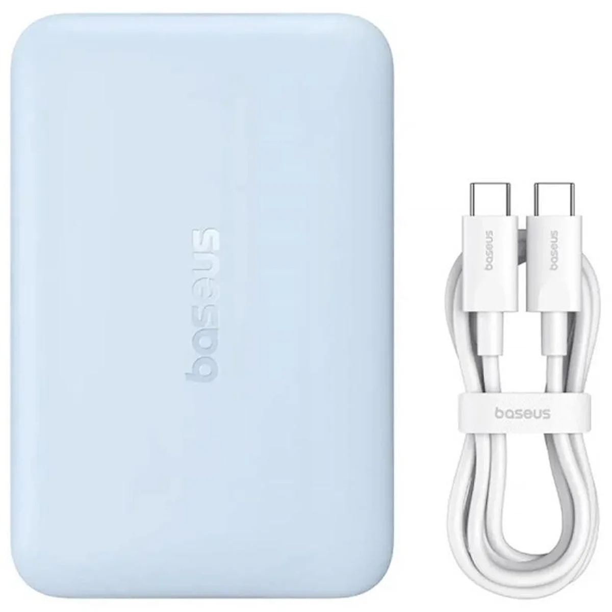 Портативное ЗУ Power Bank Baseus EnerFill FM11 Ultra-Mini 22.5W с БЗУ 10000mAh (PPFM11-1022) Galaxy Blue