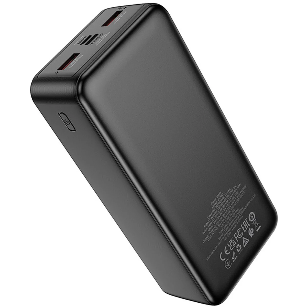 Портативне ЗУ Power Bank Hoco J136B Sirui 22.5W+PD20W 30000 mAh Black
