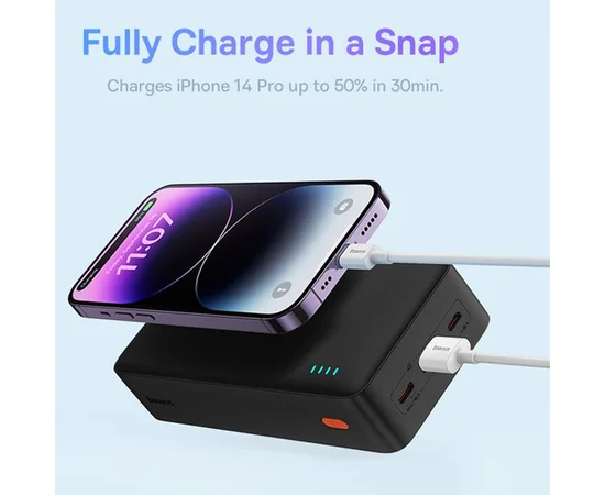 Портативне ЗУ Baseus Airpow 20W 30000mAh (PPQD09010) Black