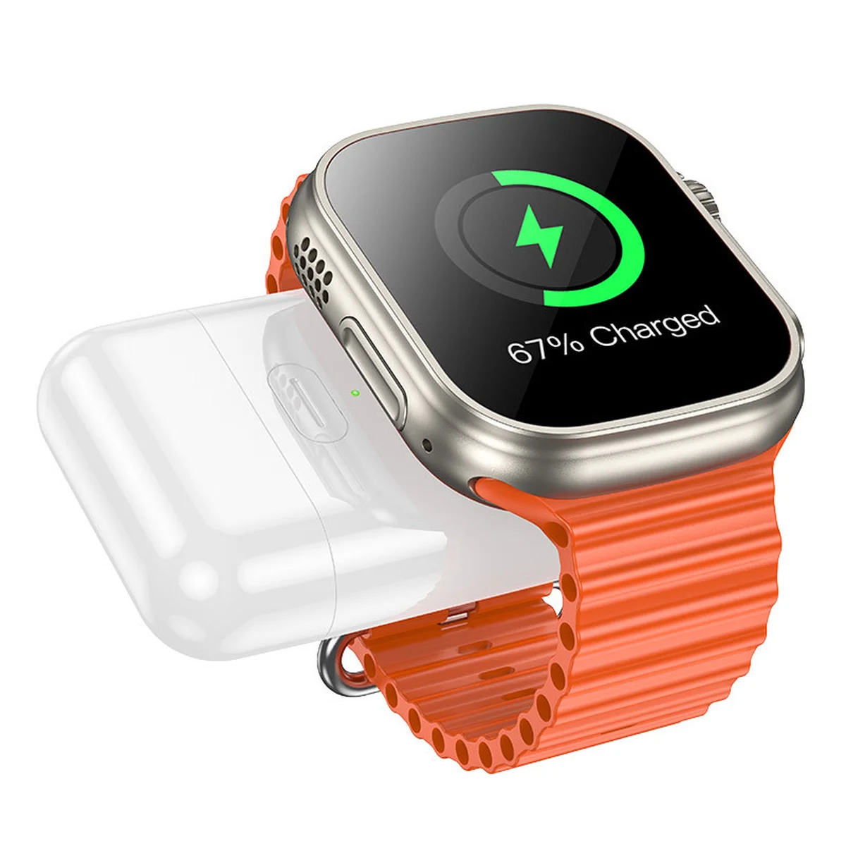 Портативное зарядное устройство Power Bank Hoco J120 for iWatch 1000 mAh White