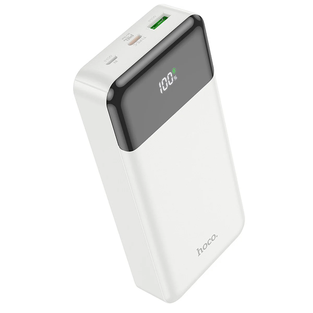 Портативне ЗУ Power Bank Hoco J102A Cool figure PD20W+QC3.0 20000 mAh White