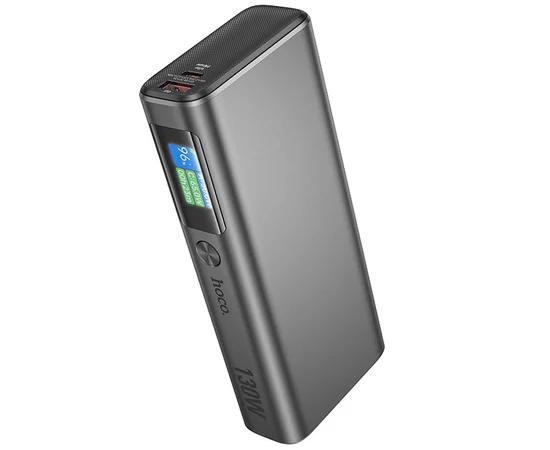 Портативное ЗУ Power Bank Hoco Q17B Electric 130W 20000 mAh Space Gray