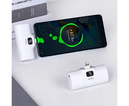 Портативное ЗУ Power Bank WIWU Wi-P017-L Lightning 5000 mAh White