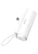 Портативне ЗУ Power Bank WIWU W026 Type-C з БЗУ 15W 5000 mAh White