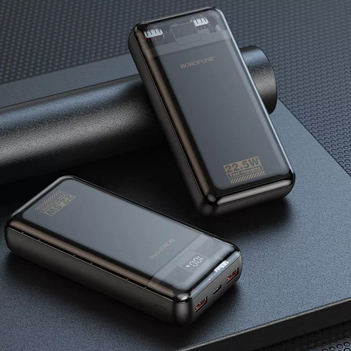 Портативне ЗУ Power Bank BOROFONE BJ52A Power 22.5W+PD20W 20000 mAh Black