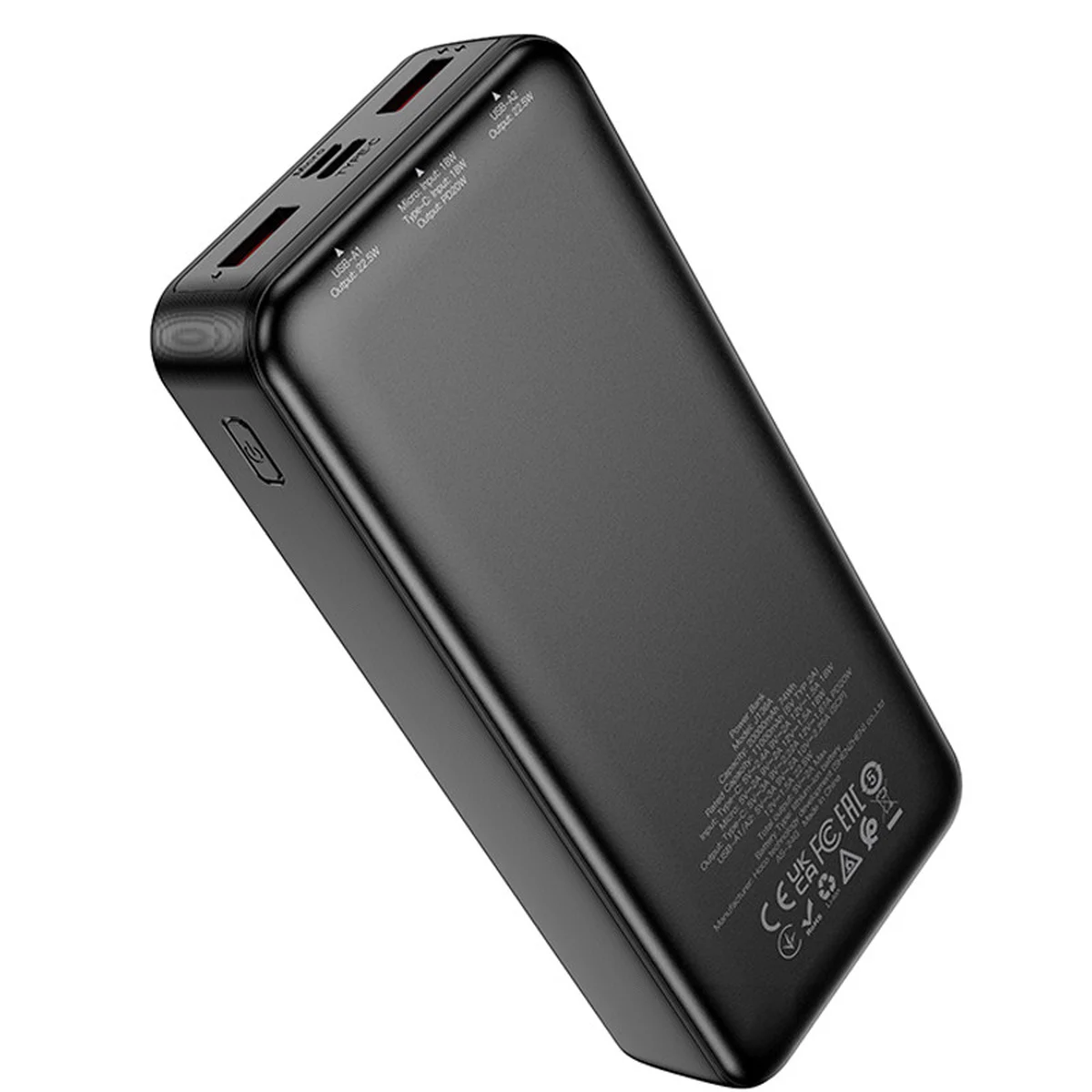 Портативное ЗУ Power Bank Hoco J136A Sirui 22.5W+PD20W 20000 mAh Black