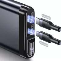 Портативное зарядное устройство Power bank Usams US-CD148 PB55 Alloy Digital Display 10000mAh Серый