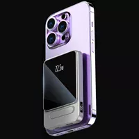 Портативное ЗУ Power Bank JJT-A77 PD20W+QC 22.5W с БЗУ 10000 mAh Silver