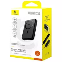 Портативне ЗУ Power Bank Baseus EnerFill FM11 Ultra-Mini 22.5W з БЗП 10000mAh (P1008210E123) Black