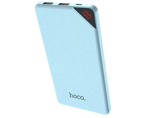 Портативное зарядное устройство Power Bank Hoco B12 Initial 13000 mAh Голубой