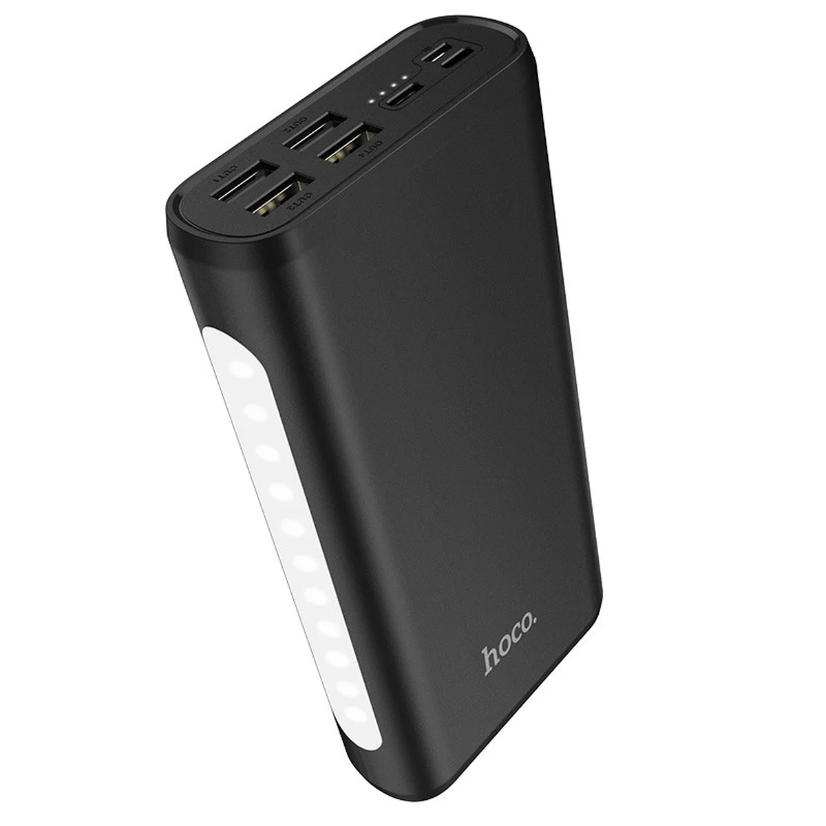 Портативний зарядний пристрій Power Bank Hoco J60 Snowflake 30000 mAh Чорний