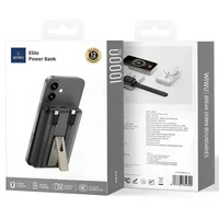Портативное ЗУ Power Bank WIWU Wi-P056 22.5W+PD20W с БЗУ+iWatch with cable 10000 mAh Black