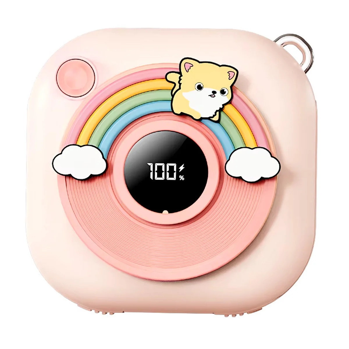 Портативное ЗУ Power Bank GXZ-N11 2in1 with cable с обогревателем для рук 5000 mAh Pink