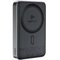 Портативне ЗУ Power Bank Acefast M11 30W Qi2 з БЗУ 10000 mAh Black