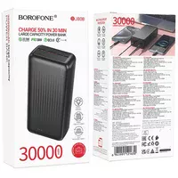 Портативное ЗУ Power Bank Borofone BJ80B Clever 22.5W+PD20W 30000 mAh Black