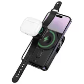 Портативне ЗУ Power Bank Hoco Q48 Core PD20W із БЗП+iWatch 10000 mAh Black