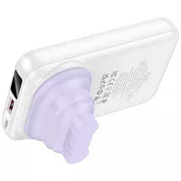 Портативне ЗУ Power Bank Borofone BJ83 Ocean 22.5W+PD20W із БЗУ 10000 mAh White