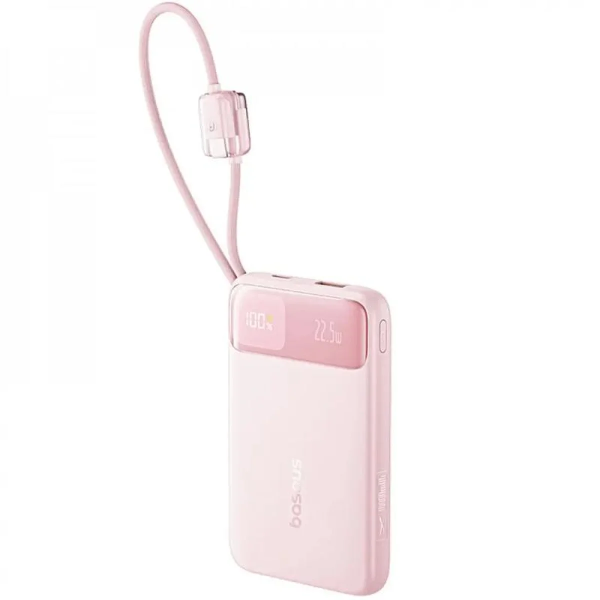 Портативное ЗУ Power Bank Baseus EnerFill FC11 PD22.5W with cable 10000 mAh (E0027R) Baby Pink
