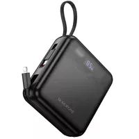 Портативное ЗУ Power Bank BOROFONE BJ64A Distinct 22.5W+PD20W with cable 20000 mAh Black