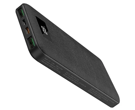 Портативное зарядное устройство PowerBank Hoco J47 "Element" PD+QC 3.0 10000 mAh Черный