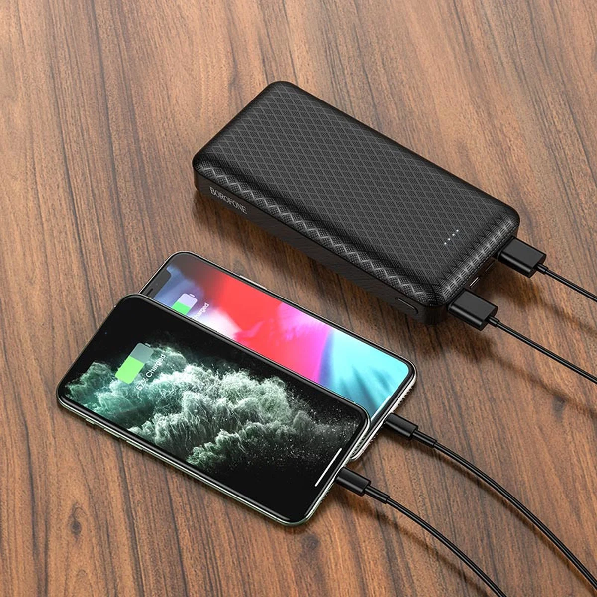 Портативне ЗУ Power Bank BOROFONE BJ3A Minimalist 20000 mAh Чорний