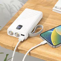 Портативное ЗУ Power Bank Hoco J129A Nature flashlight 20000 mAh White