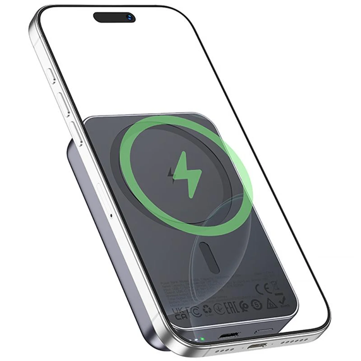 Портативное ЗУ Power Bank Hoco J160A Original PD20W с БЗУ 10000 mAh Metal gray