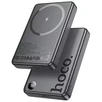 Портативное ЗУ Power Bank Hoco Q34 Clever PD20W с БЗУ 10000 mAh Metal gray