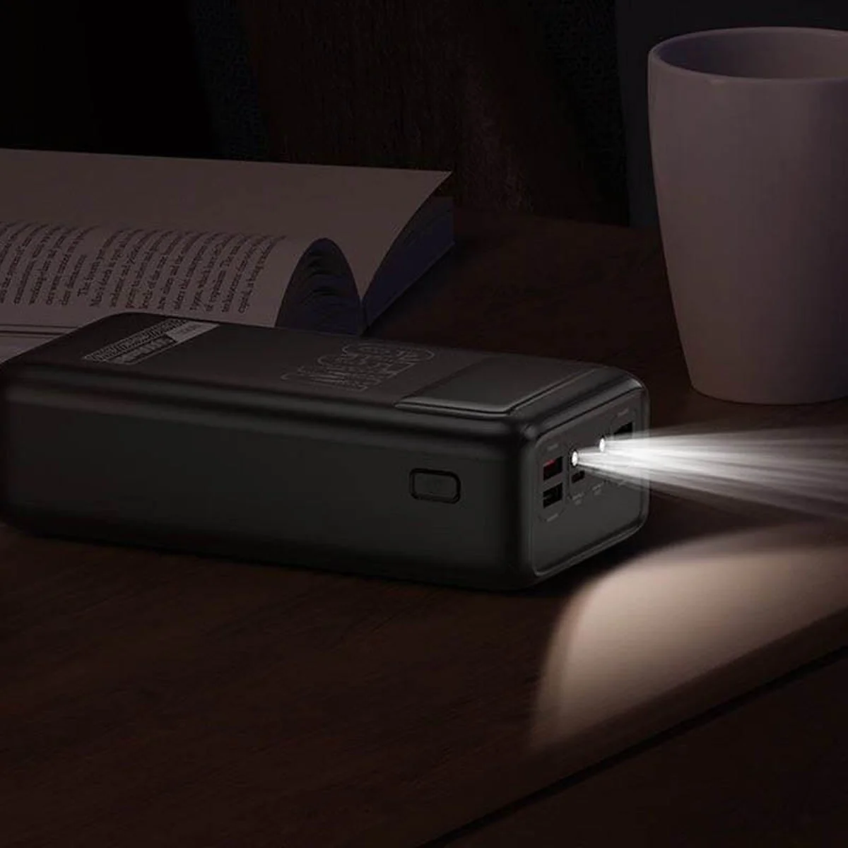 Портативное ЗУ Power Bank Hoco DB81A Apollo PD65W 50000 mAh Black