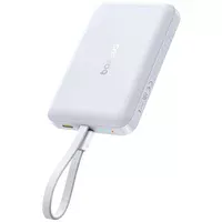 Портативное ЗУ Power Bank Baseus EnerFill FM11 30W с БЗУ with cable 10000mAh (E00289) Moon White