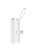 Портативне ЗУ Power Bank WIWU W026 Type-C з БЗУ 15W 5000 mAh White