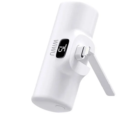 Портативное ЗУ Power Bank WIWU Wi-P017-L Lightning 5000 mAh White