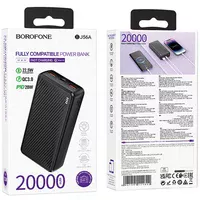 Портативне ЗУ Power Bank BOROFONE BJ56A Graceful 22,5W+PD20W 20000 mAh Black