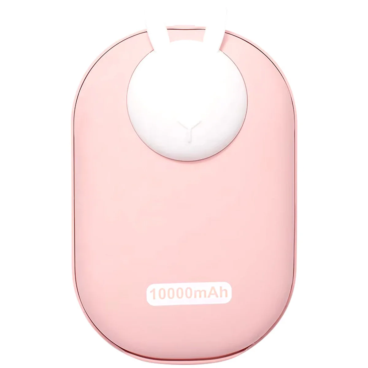 Портативное ЗУ Power Bank GXZ-N705 2in1 с обогревателем для рук 10000 mAh Pink / Rabbit